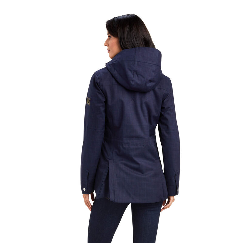 ARIAT WOMENS STERLING WATERPROOF INSULATED PARKA- NAVY