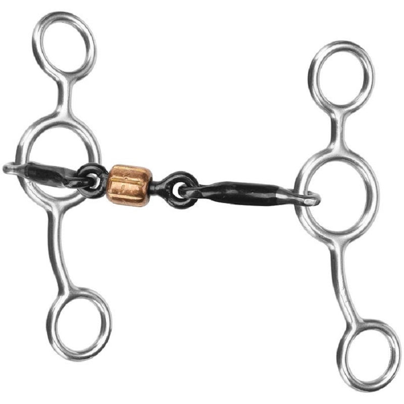 JUNIOR COWHORSE DOGBONE GAG BIT 5"