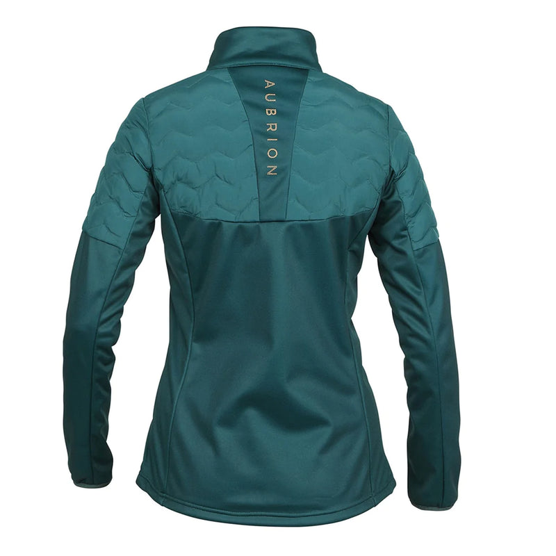 AUBRION WOMENS  REGENT LIGHT JACKET - DARK GREEN