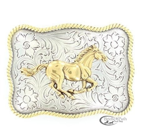 NOCONA RUNNING HORSE BUCKLE