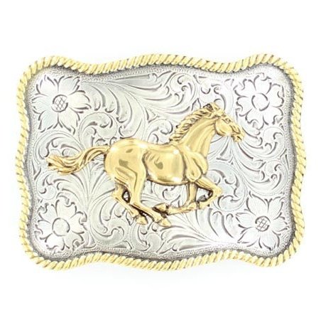 NOCONA RUNNING HORSE BUCKLE