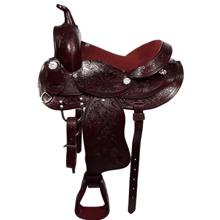 PONY 12" WESTERN SADDLE - DARK OIL