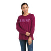 ARIAT REBAR COTTON STRONG BLOCK LONG SLEEVE TEE