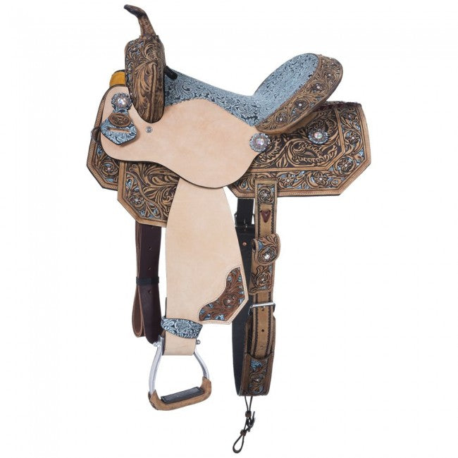 SILVER ROYAL SKYLAR BARREL SADDLE - 14"