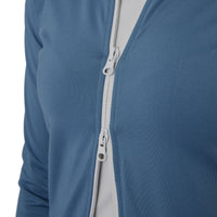 HORZE WOMENS VERA FULL ZIP TECH SWEATSHIRT - CORONET BLUE