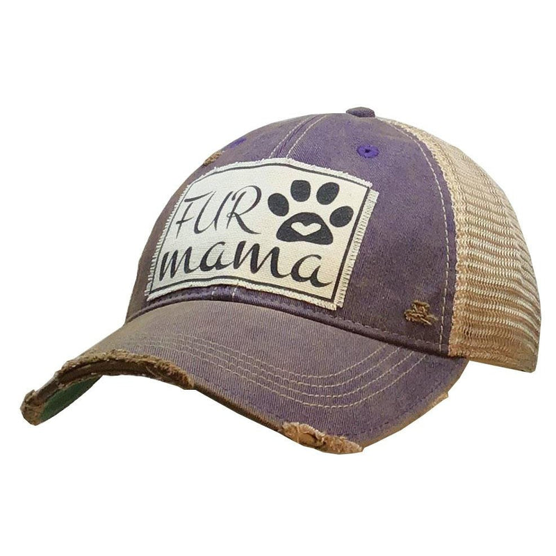 BALL CAP FUR MAMA PURPLE