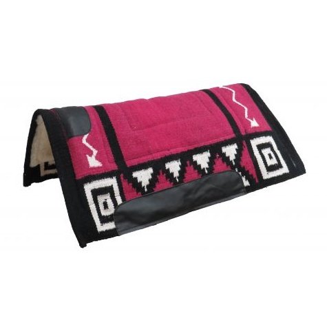 WOVEN WOOD TOP CUTTER STYLE SADDLE PAD 36"X34"