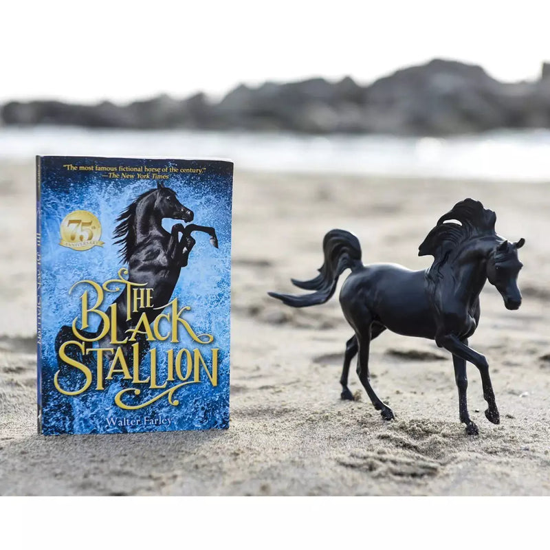 BREYER BLACK STALLION HORSE & BOOK SET