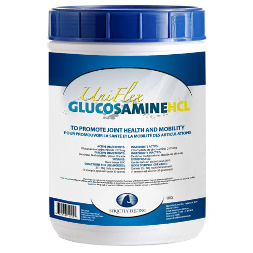 STRICKLY EQUINE UNI FLEX GLUCOSAMINE HCL 1KG