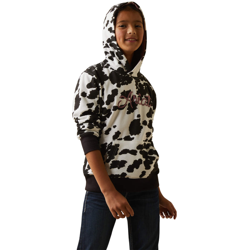 ARIAT GIRLS COWHIDE HOODIE