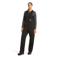 ARIAT REBAR WOMENS INSULATED BIB OVERALLS - BLACK