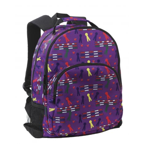 RAILS & RIBBONS BACK PACK - PURPLE