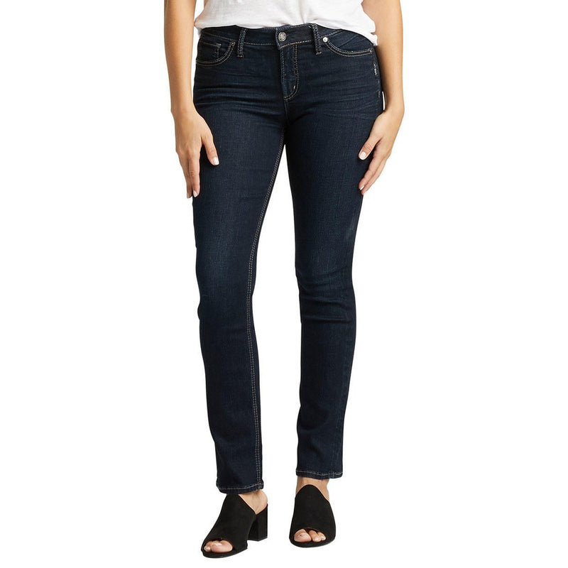 Silver Womens Avery Straight Leg Jean