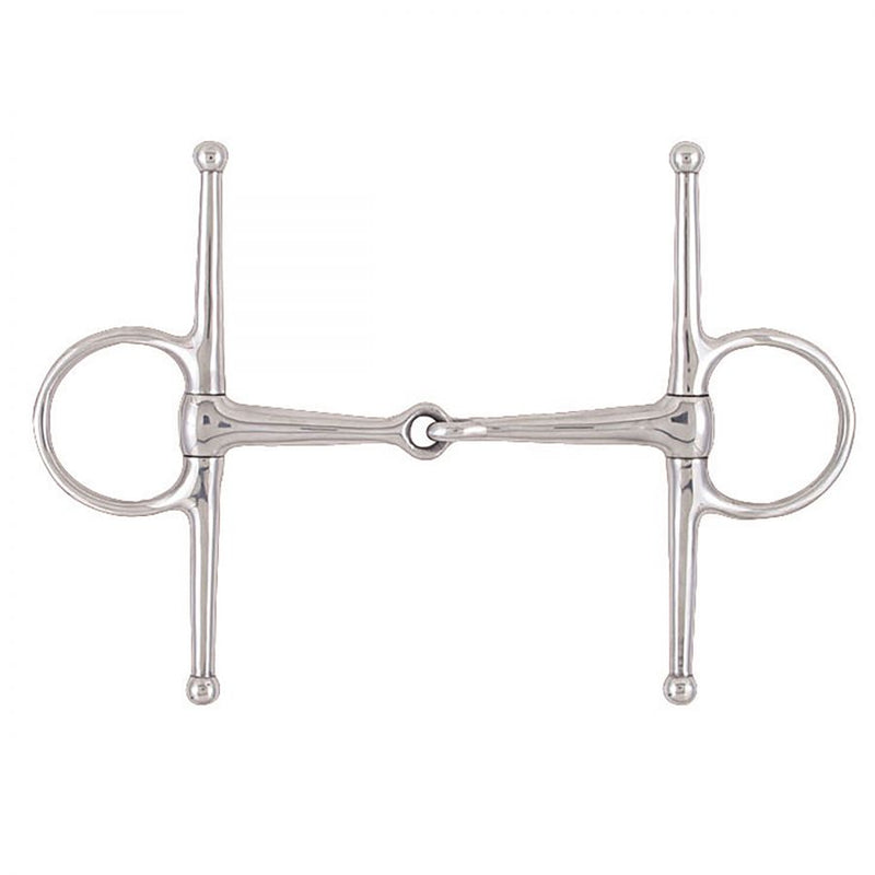 KORSTEEL FULL CHEEK SNAFFLE BIT - 4"