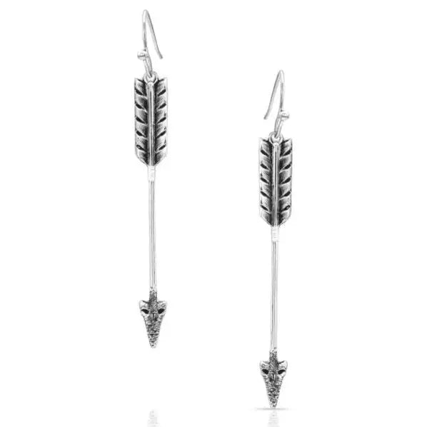 MONTANA SILVERSMITHS TIMBER RIDGE ARROW EARRINGS