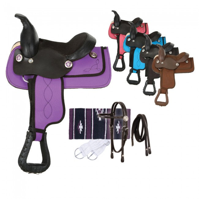 TOUGH 1 MINIATURE TRAIL SADDLE PACKAGE - 8"