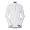 KERRITS AFFINITY LONG SLEEVE SHOW SHIRT  - WHITE/BITS N FLOWERS