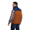 ARIAT CRIUS INSULATED VEST - CHESTNUT/NAVY