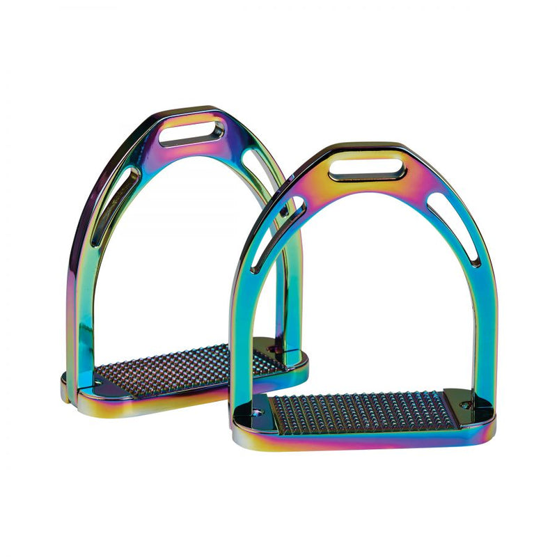 Korsteel Aluminium Stirrups - RAINBOW