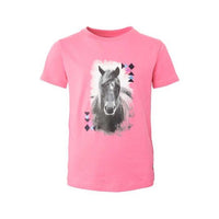 HORZE KIDS DOLI TEE SHIRT - PINK LEMONADE