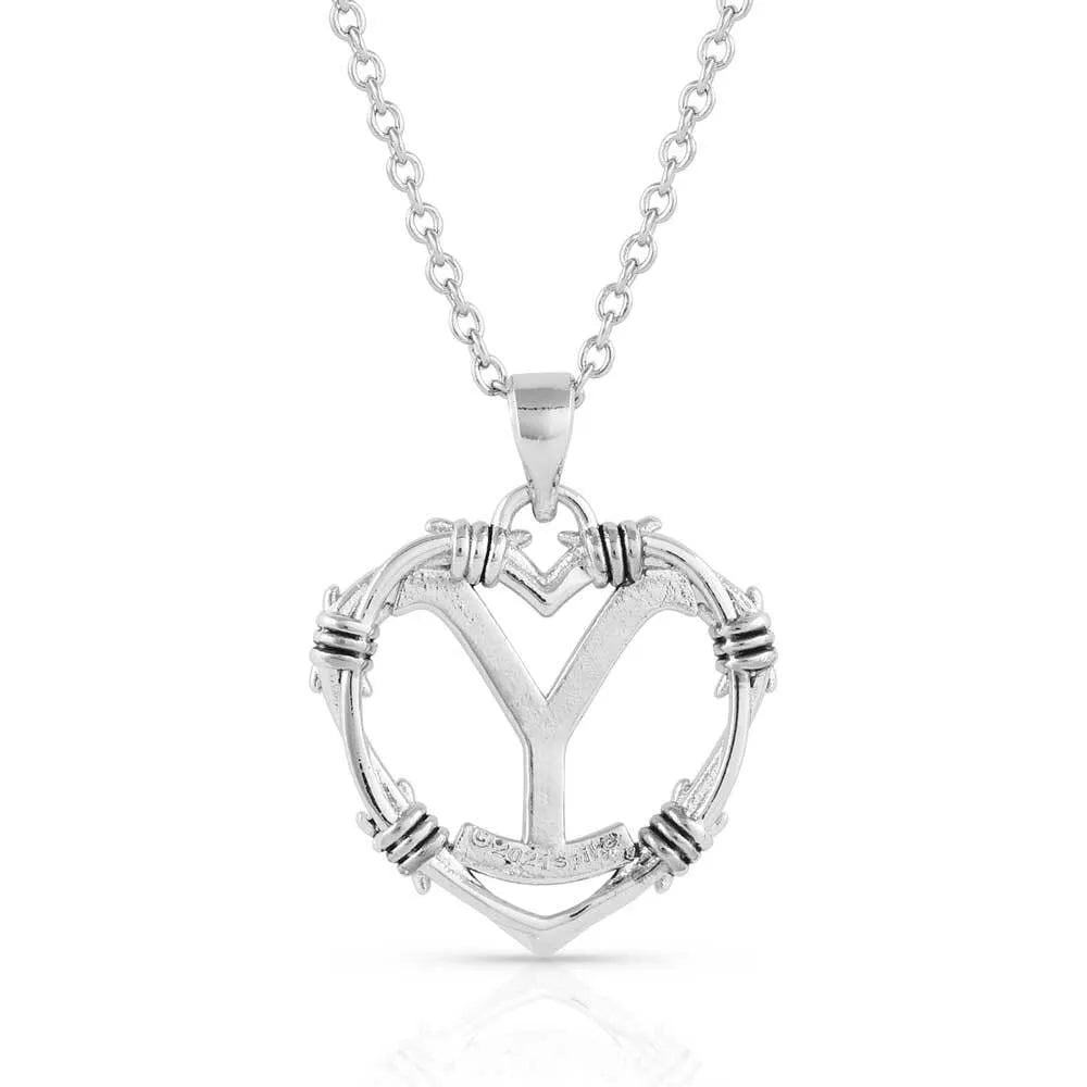 MONTANA SILVERSMITHS LOVE OF YELLOWSTONE NECKLACE