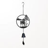 METAL CIRCLE HORSE HANGING BELL