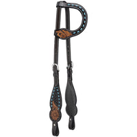 ROYAL KING BENTON SINGLE EAR HEADSTALL & BREAST COLLAR SET