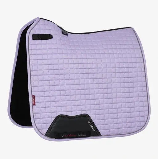 LEMIEUX SUEDE DRESSAGE SQUARE SADDLE PAD - SPRING SEASON 2023