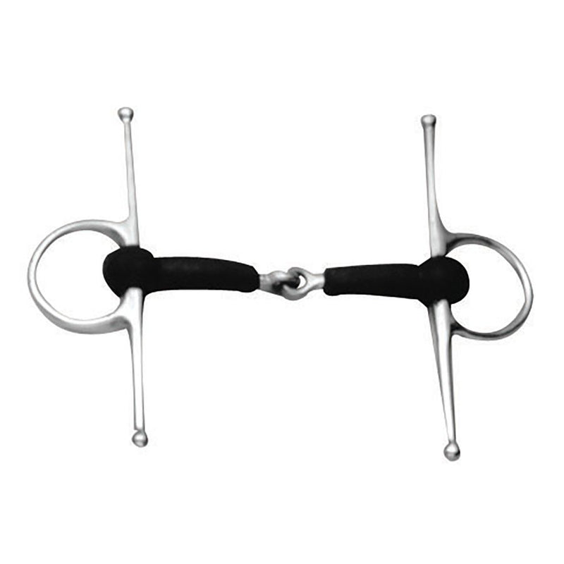 KORSTEEL SOFT RUBBER FULL CHEEK SNAFFLE 5"