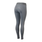 HORZE WOMENS MADISON SILICONE FULL SEAT TIGHTS - PEARL GREY