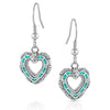 MONTANA SILVERSMITHS LOVE CONQUERS ALL HEART EARRINGS