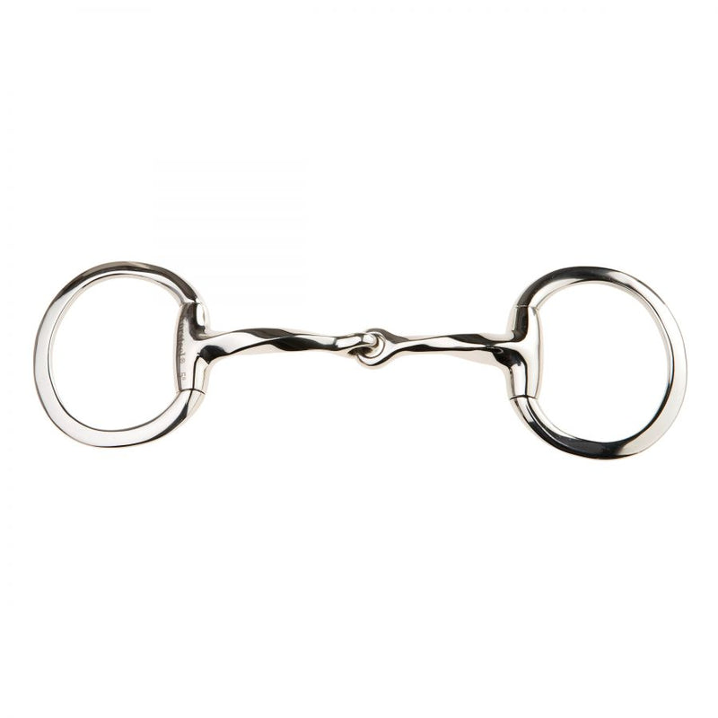 KORSTEEL SLOW TWIST EGGBUTT CURVED SNAFFLE BIT 5"