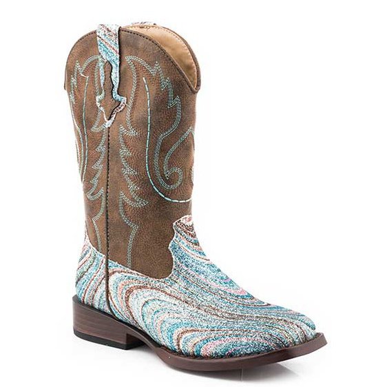 ROPER KIDS SWIRLY VAMP COWBOY BOOT