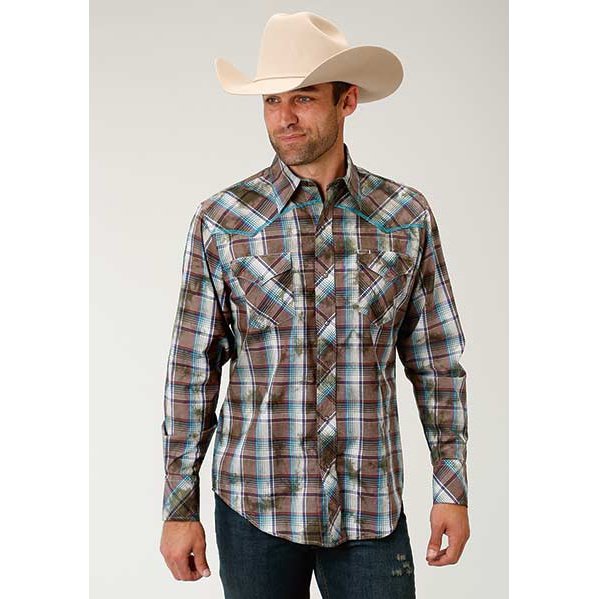 Roper Mens Shale Plaid