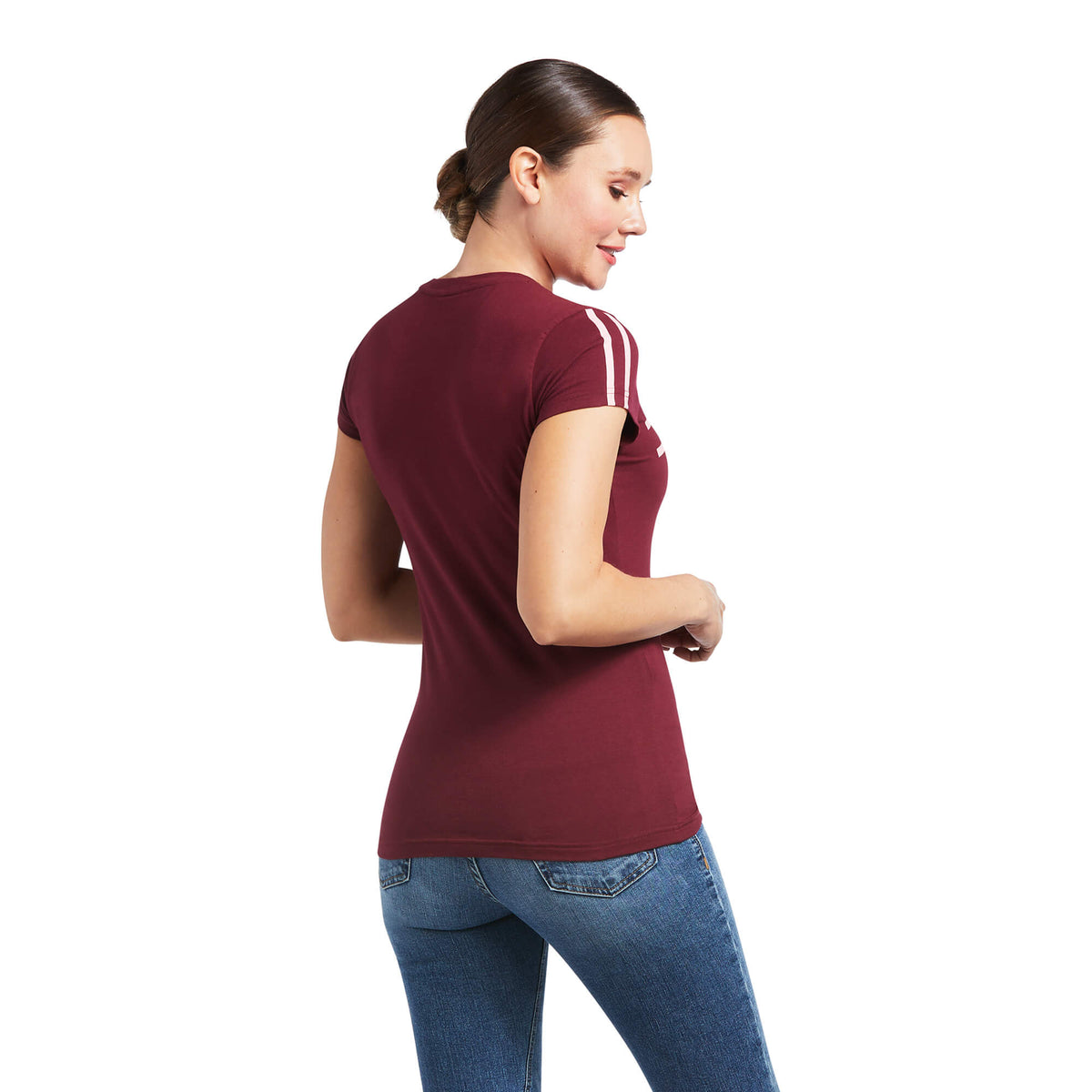 ARIAT WOMENS LOGO LANE TEE SHIRT