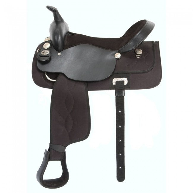 KING SERIES KRYPTON WESTERN SADDLE 18" BLACK