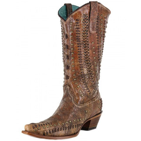 Corral studded clearance boots