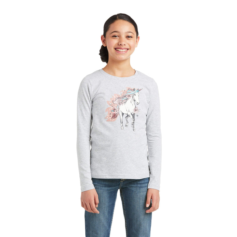 ARIAT YOUTH MY UNICORN LONG SLEEVE TEE