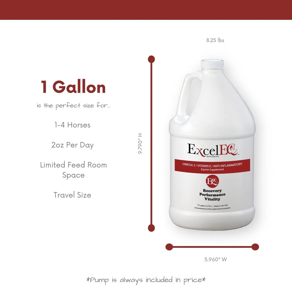 Excel EQ 1 Gallon 3.79L