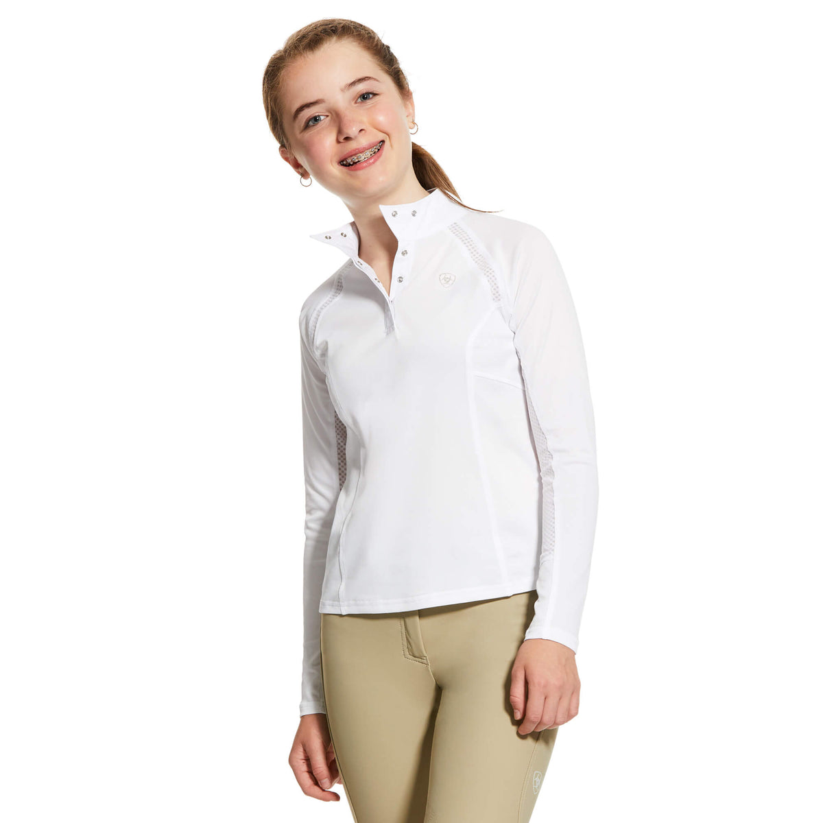 ARIAT GIRLS SUNSTOPPER 2.0 SHOW SHIRT