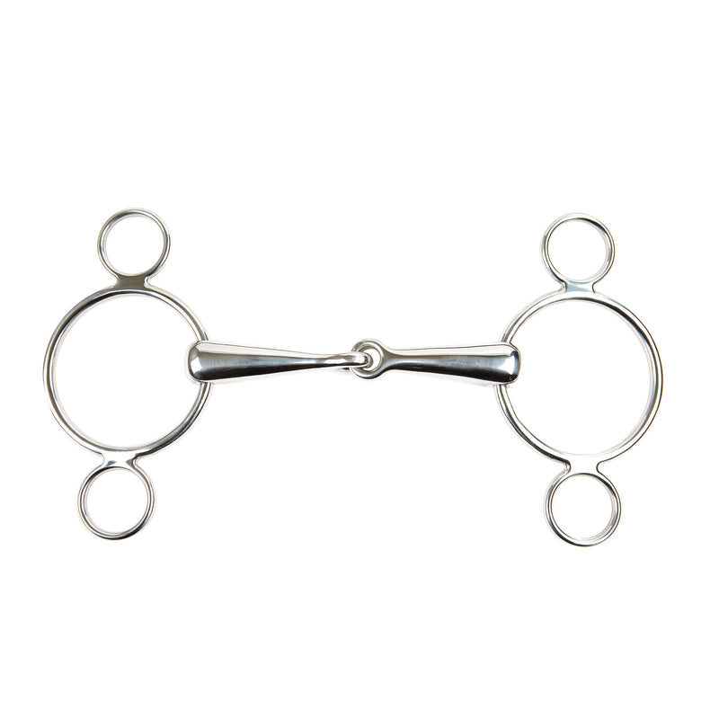 KORSTEEL STAINLESS STEEL SOLID JOINTED CONTINENTAL GAG BIT 5"