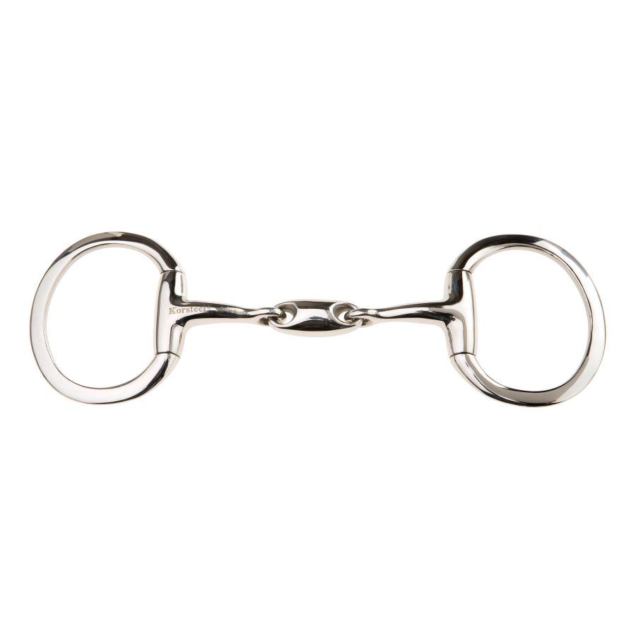 KORSTEEL OVAL MOUTH EGGBUTT SNAFFLE BIT 5"