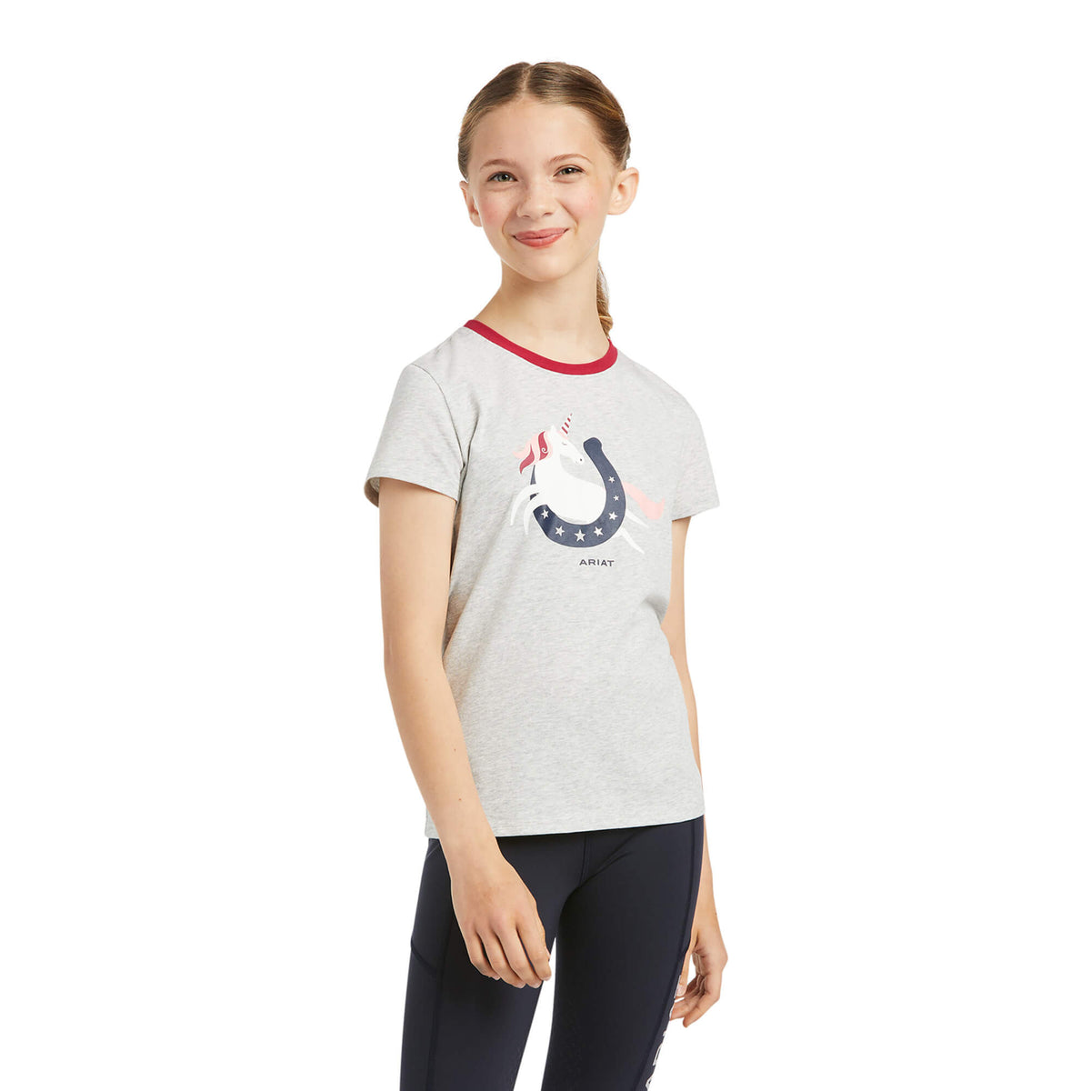 ARIAT GIRLS UNICORN MOON TEE SHIRT