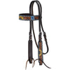 ROYAL KING SUNFLOWER & BUCKSTITCH BROWBAND HEADSTALL & BREAST COLLAR SET