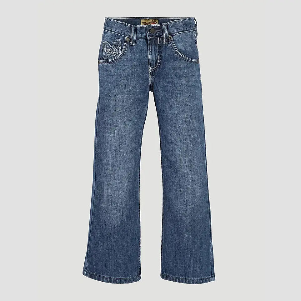WRANGLER BOYS VINTAGE BOOTCUT SLIM FIT JEAN - BREAKING BARRIERS