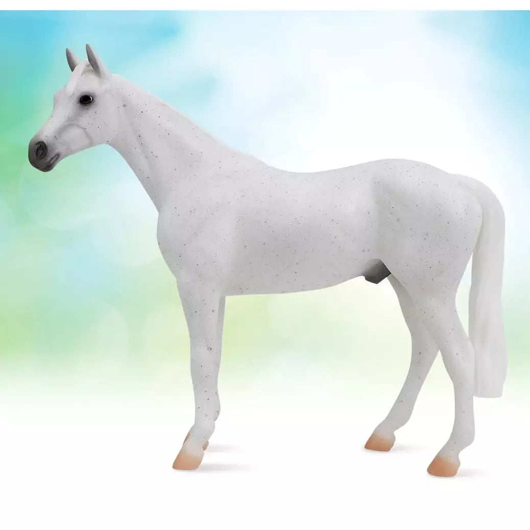 BREYER FLEABITTEN GREY THOROUGHBRED