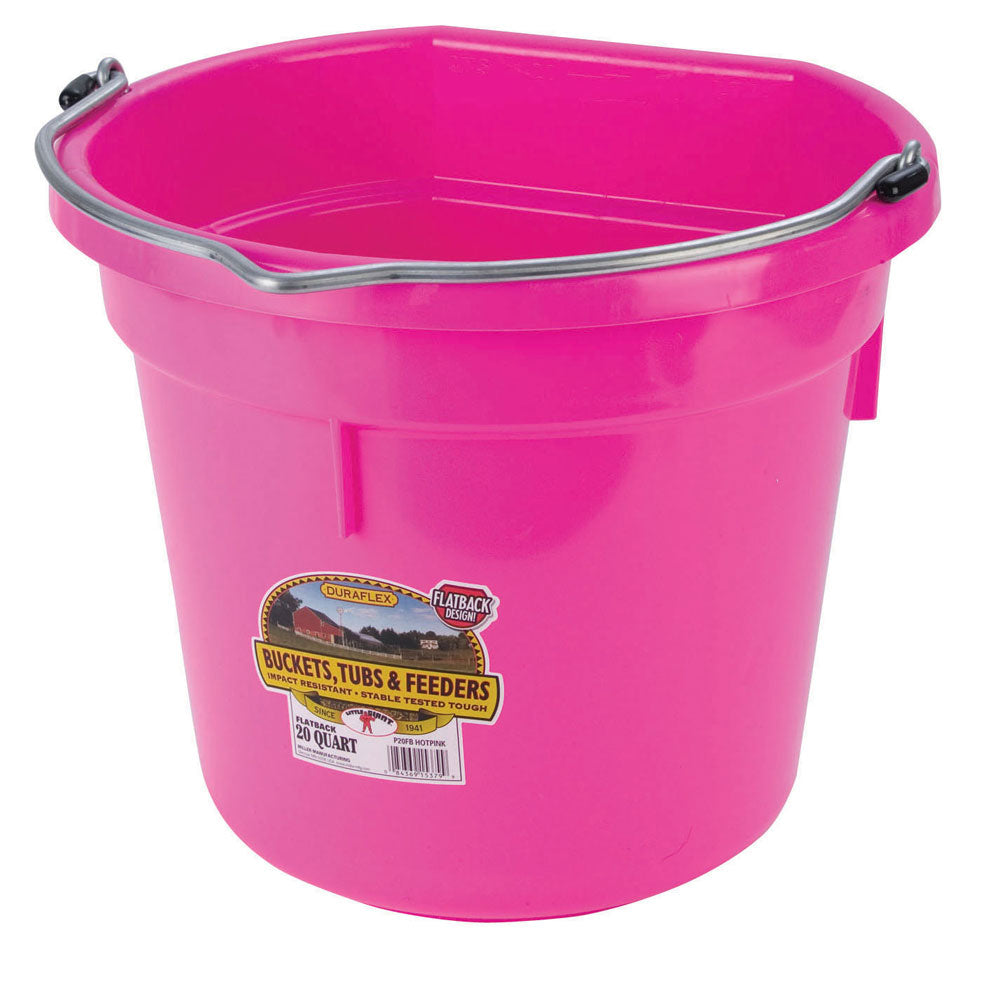 Flat Back Bucket 20 Quart