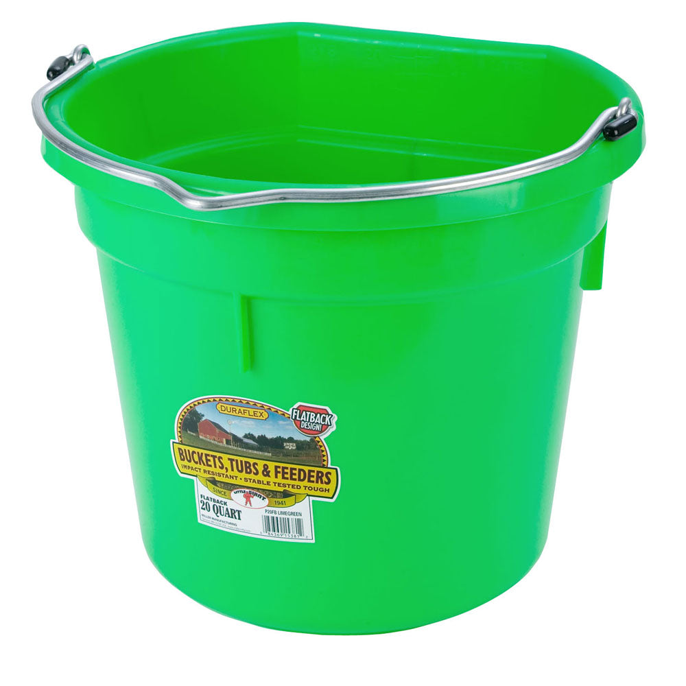 Flat Back Bucket 20 Quart