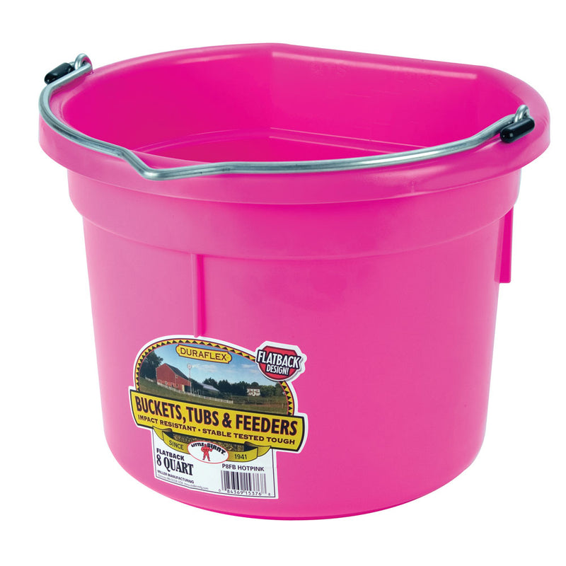 Flat Back Bucket 8 QT