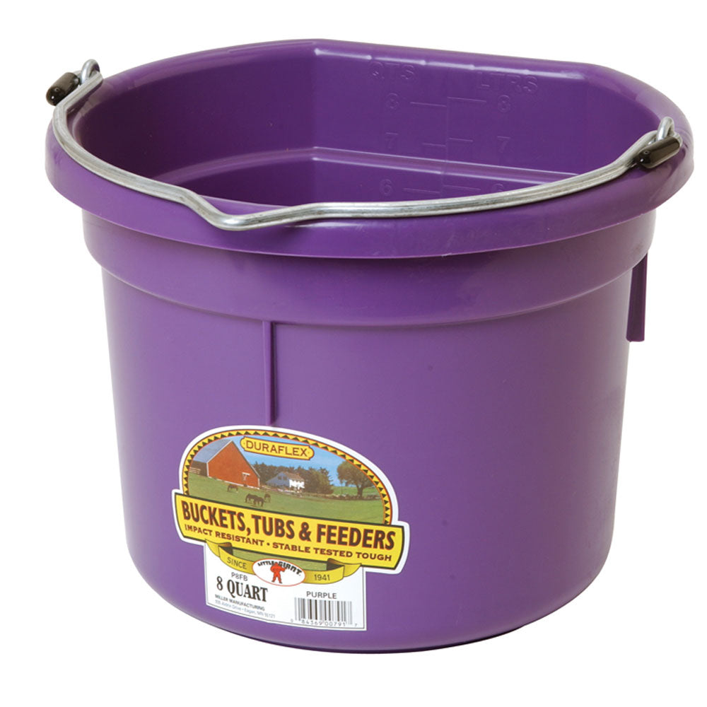 Flat Back Bucket 8 QT